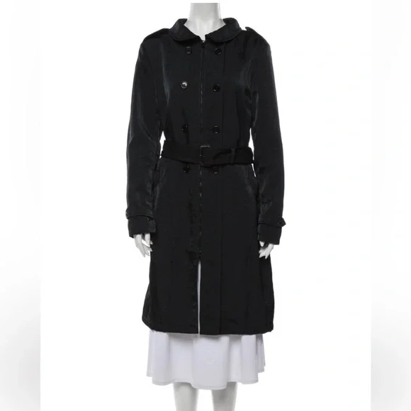 Prada Classic Black Trench Coat - Picture 10 of 12